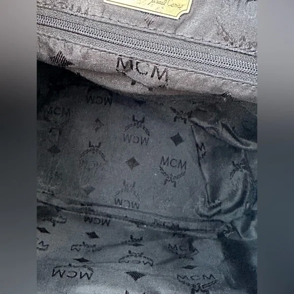 MCM leather backpack